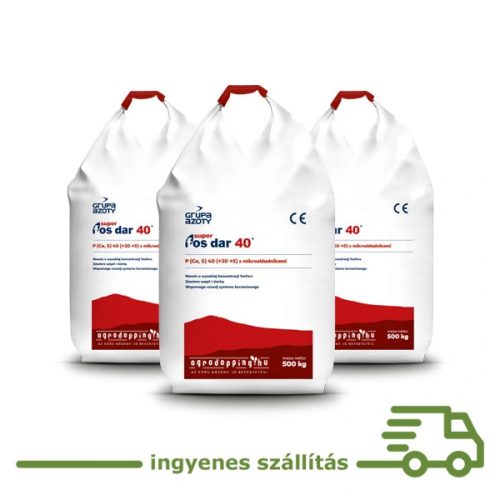 SUPER FOS DAR 40® DÚSÍTOTT SZUPERFOSZFÁT Foszfor műtrágya P(CAS) 40-(10-5)